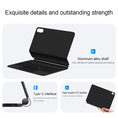 Magic Keyboard for iPad 11th Gen Backlit Magnetic Folio - Smarsty
