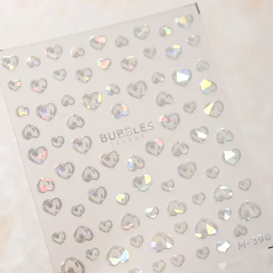 5D Summer Beach Nail Stickers with Shiny Sea Designs - Smarsty