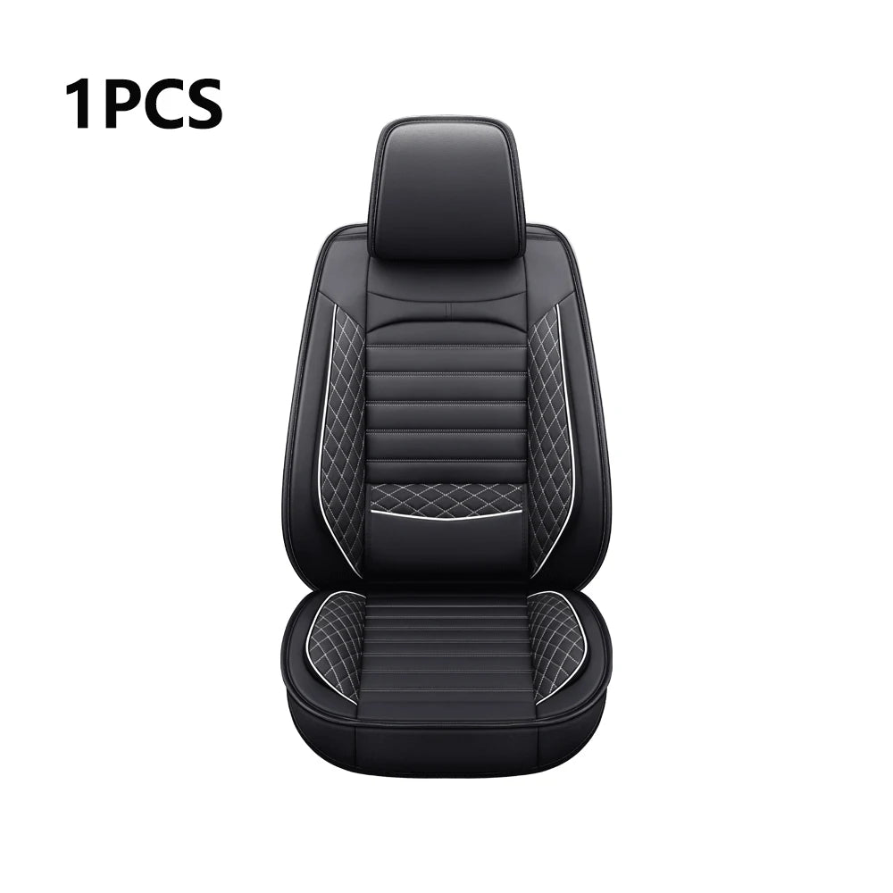 Easy Clean Faux Leather Car Seat Cover Universal Fit - Smarsty