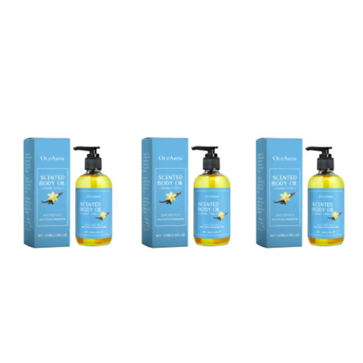 Vanilla Body Massage Oil for Deep Moisturizing and Stress Relief - Smarsty