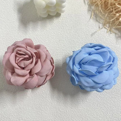 Elegant Rose Hair Clip For Women Secure Back Hair Style - Smarsty