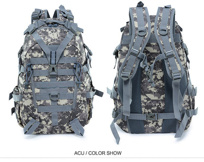 40L Tactical Backpack for Men Camping Hiking Backpacks Reflective Outdoor Travel Bags Survival Molle Climbing Rucksack Bag - Smarsty