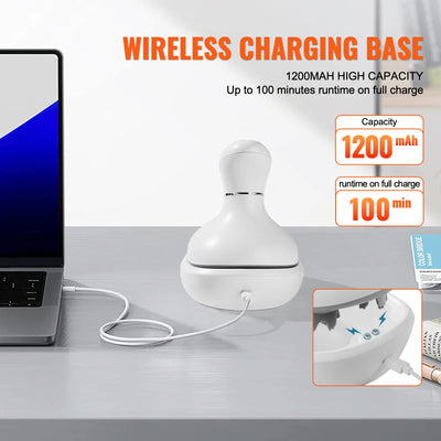 SucceBuy Electric Scalp Massager Rechargeable Head Massager Hair Growth Waterproof Portable Kneading Electric Scalp Scratcher