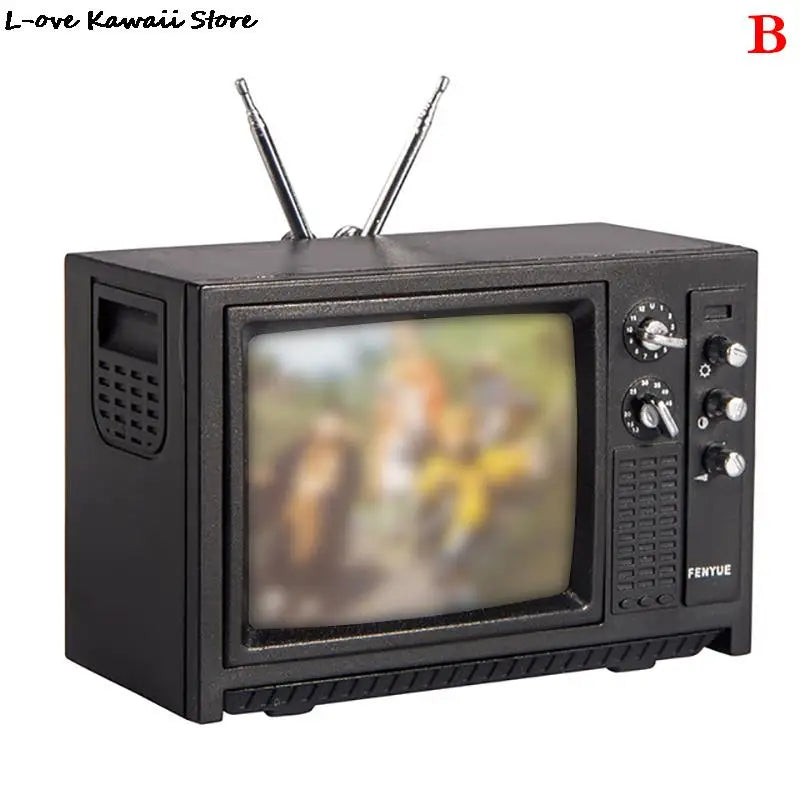 Miniature Dollhouse Furniture Set For Dolls House Mini Toy Kit Accessories TV Kitchen Home Fridge Kids Pretend Play Diy Figurine by Smarsty