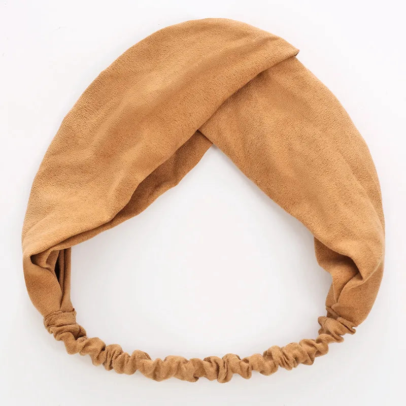 Twist Knotted Turban Headband For Women Soft Winter - Smarsty