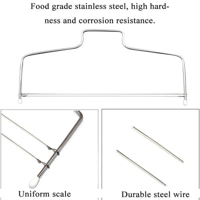 Adjustable Stainless Steel Cake Cutter for Perfect Layers - Smarsty