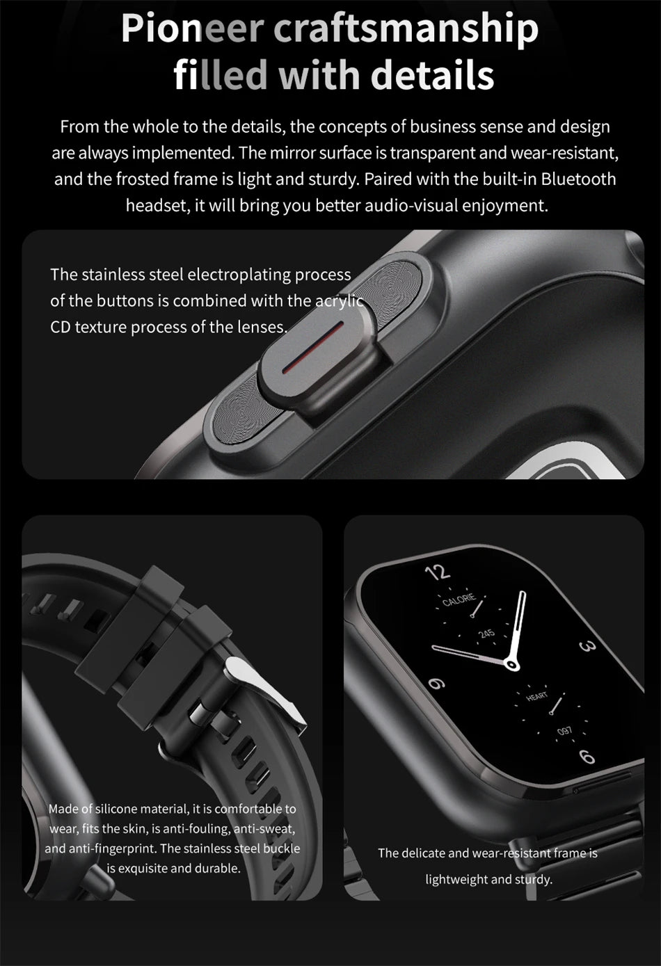 2024 Smart Watch With Earphones And GPS Tracking - Smarsty