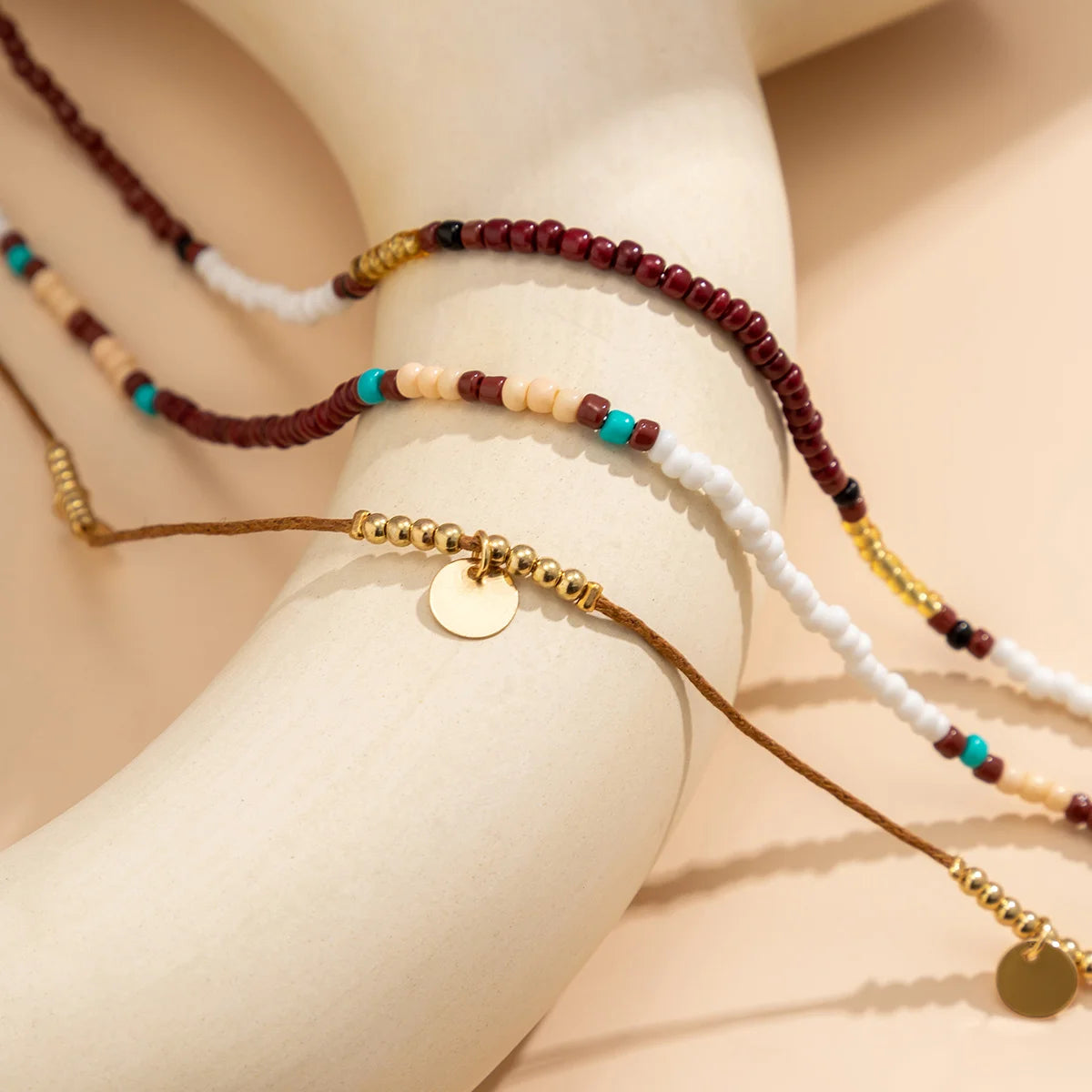 Bohemian Multi Layered Beaded Waist Chain Jewelry - Smarsty