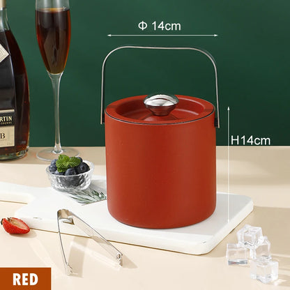 Portable Stainless Steel Ice Bucket for Outdoor Parties - Smarsty