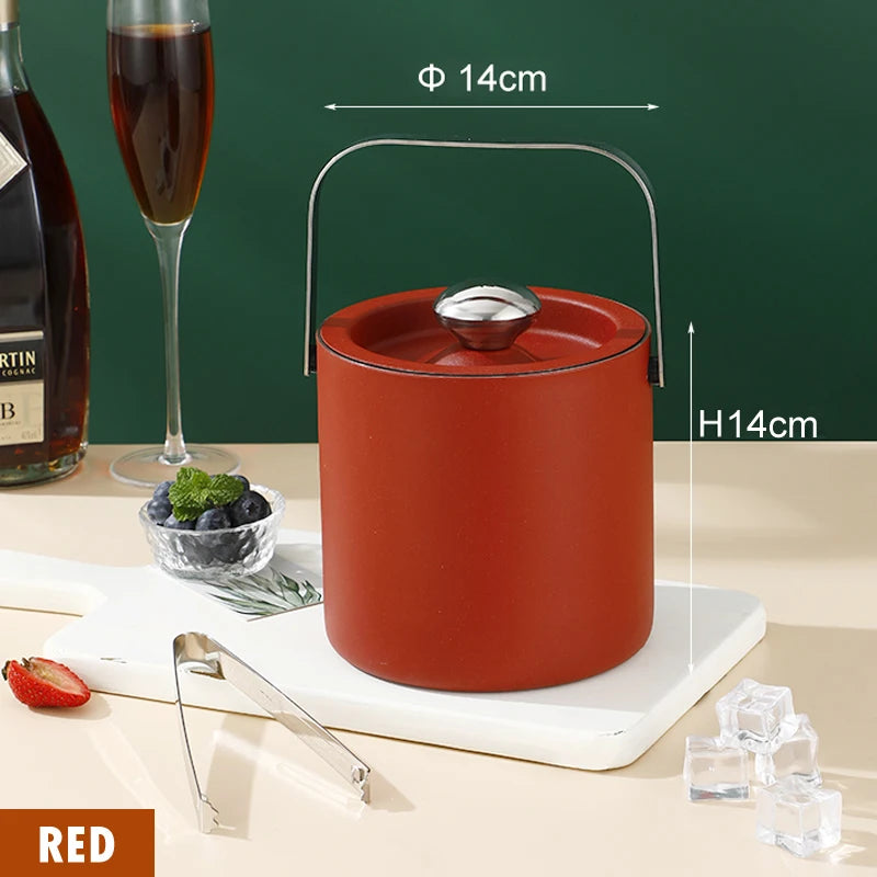 Portable Stainless Steel Ice Bucket for Outdoor Parties - Smarsty
