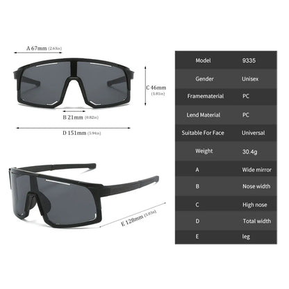 Polarized Cycling Sunglasses UV Protection Windproof Glasses For Men Women Polarized Lens Road Riding Bike Sport Glasses Eyewear