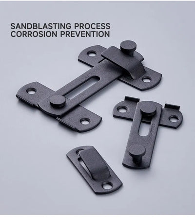 Sliding Barn Door Latch Sliding Right Angle Door Latch Door Bolt Wine Cooler Closet Window Door Latch Plug Baby Safety Latch - Smarsty