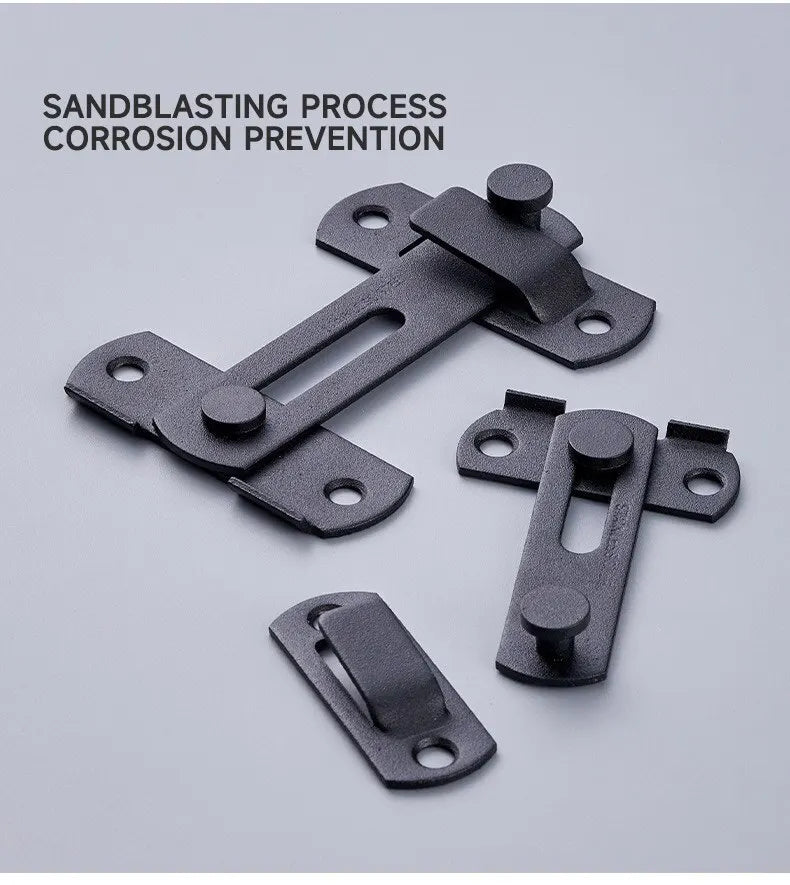 Sliding Barn Door Latch Sliding Right Angle Door Latch Door Bolt Wine Cooler Closet Window Door Latch Plug Baby Safety Latch - Smarsty