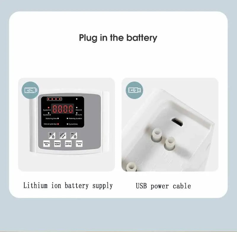 Solar Powered Garden Drip Irrigation Timer System - Smarsty
