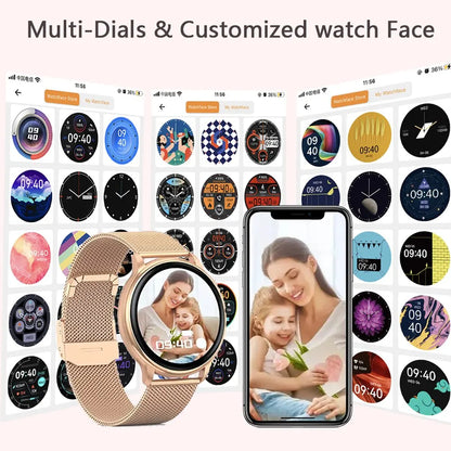 Bluetooth Smart Watch for Fitness Tracking and Calls - Smarsty