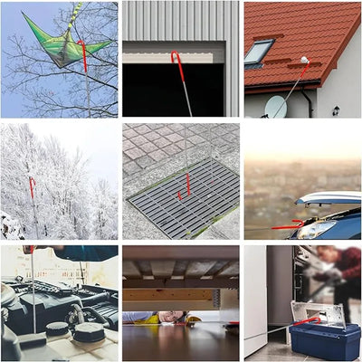 21/18PCS Car Door Tool Kit Inflatable Air Pump Auto Window Door Open Fixing Gripper Tools Long Reach Kits with Carrying Bag - Smarsty