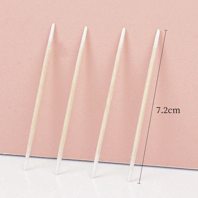 Disposable Wood Cotton Swabs for Eyelash Extensions - Smarsty
