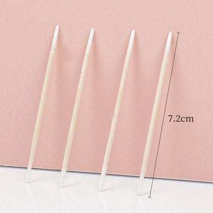 Disposable Wood Cotton Swabs for Eyelash Extensions - Smarsty
