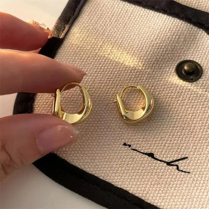 925 Sterling Silver Hoop Earrings Versatile Gift Lightweight - Smarsty