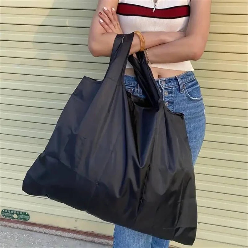 Versatile Folding Canvas Shopping Bag With Large Capacity - Smarsty