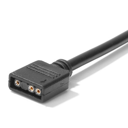 5V 3 Pin/12V 4 Pin 30cm Motherboard RGB LED Light Strip Adapter Conversion Cable