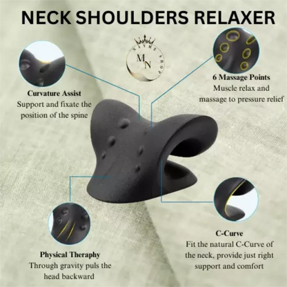 Neck And Shoulder Relaxer Cervical Traction Device - Smarsty