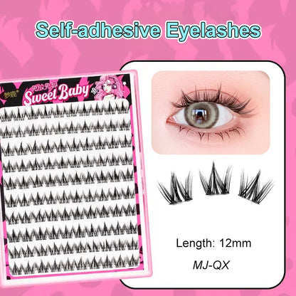 Self Adhesive Cluster Lashes for Effortless Application - Smarsty