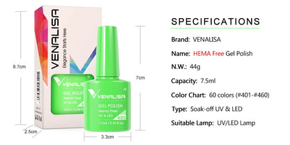 Venalisa HEMA Free Gel Nail Polish for Gorgeous Manicure - Smarsty