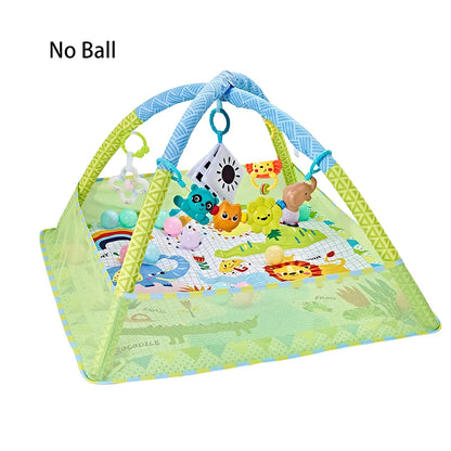 Baby Play Gym Mat With Rack For Tummy Time Crawling - Smarsty
