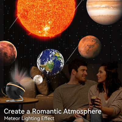 Newest Meteor 13 in 1 Ultra Clear Galaxy Projector Ultra Clear Night Light Lamp Rotary Space Ball Planetarium Projector Lights - Smarsty