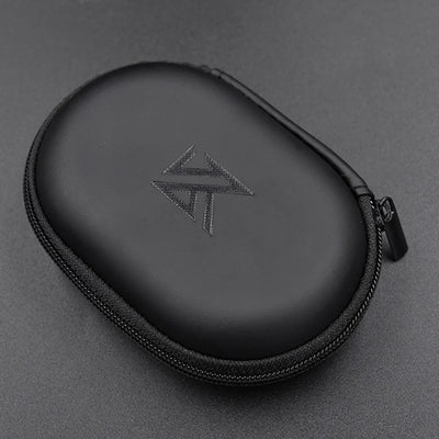 PU Leather Earphones Storage Case with Zipper Closure - Smarsty