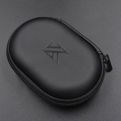 PU Leather Earphones Storage Case with Zipper Closure - Smarsty