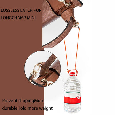 1 Set Bag Strap For Longchamp Mini Punch-free Genuine Leather Shoulder Strap Set Transformation Crossbody Strap Bag Accessories - Smarsty