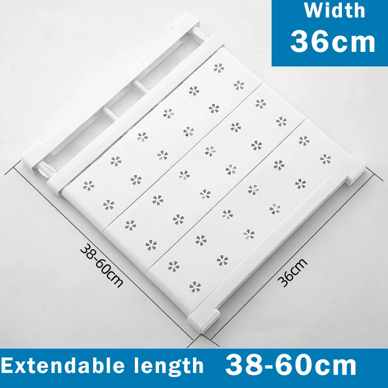 Adjustable Closet Organizer Storage Shelf Wall Mounted Kitchen Rack Space Saving Wardrobe Decorative Shelves Cabinet Holder by Smarsty