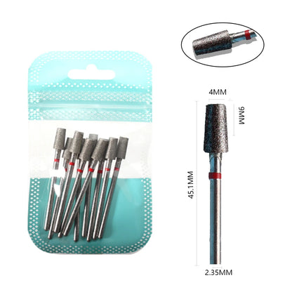 10 Piece Diamond Nail Drill Bit Set for Perfect Manicures - Smarsty