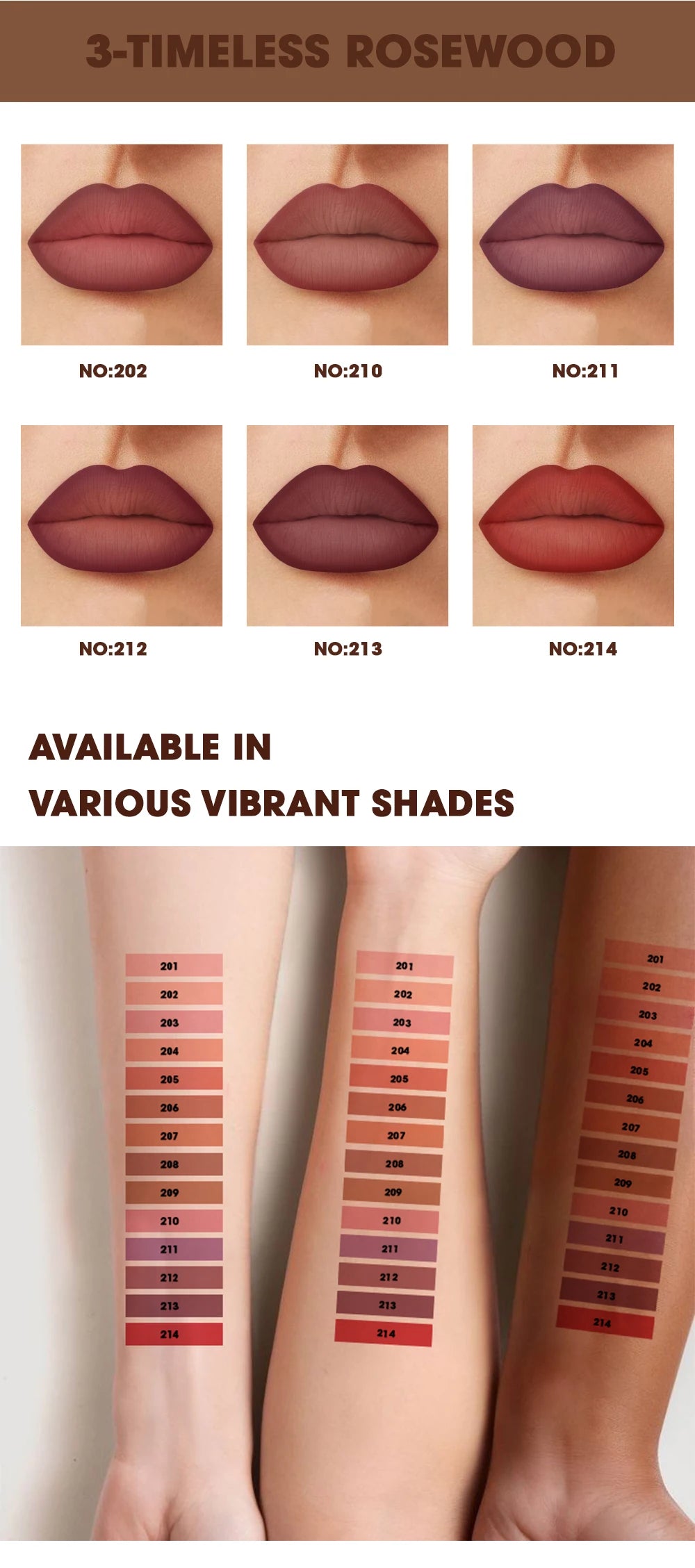 Rozza Waterproof Lip Liner Pencil Set for Long Lasting Wear - Smarsty