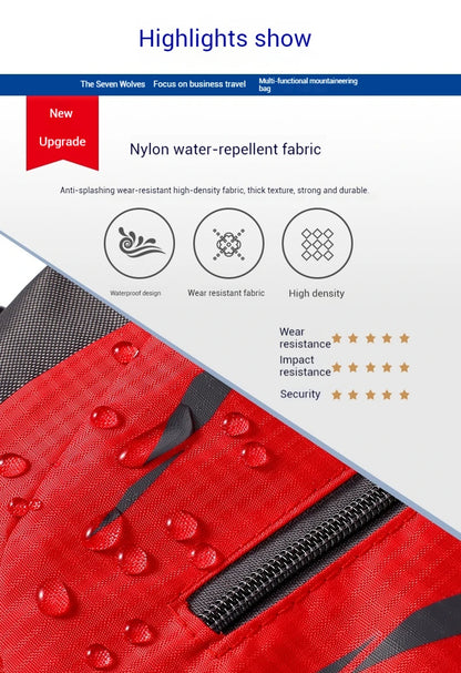 Outdoor Travel Backpack Big Capacity Fashion Travel Backpacks Men Climbing Travel Backpack Classic Sport Travel Backpacks - Smarsty