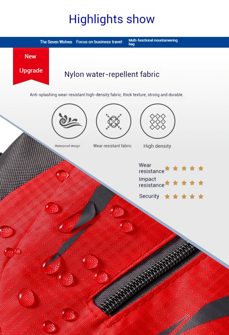 Outdoor Travel Backpack Big Capacity Fashion Travel Backpacks Men Climbing Travel Backpack Classic Sport Travel Backpacks - Smarsty