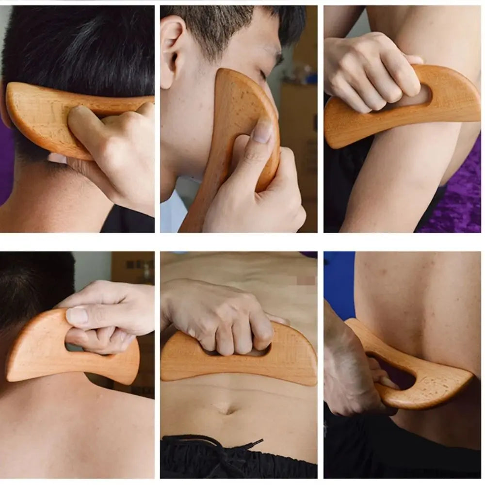 Wooden Gua Sha Tool for Effective Body Massage - Smarsty