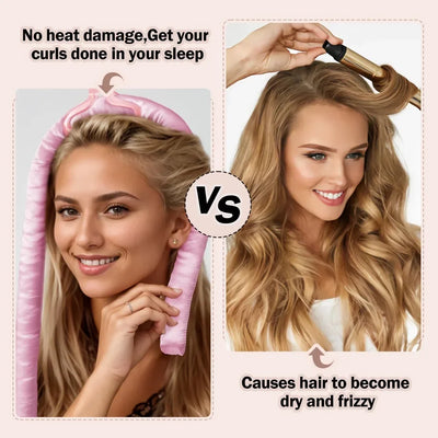 Heatless Curling Rod Night Cap for Effortless Curls - Smarsty