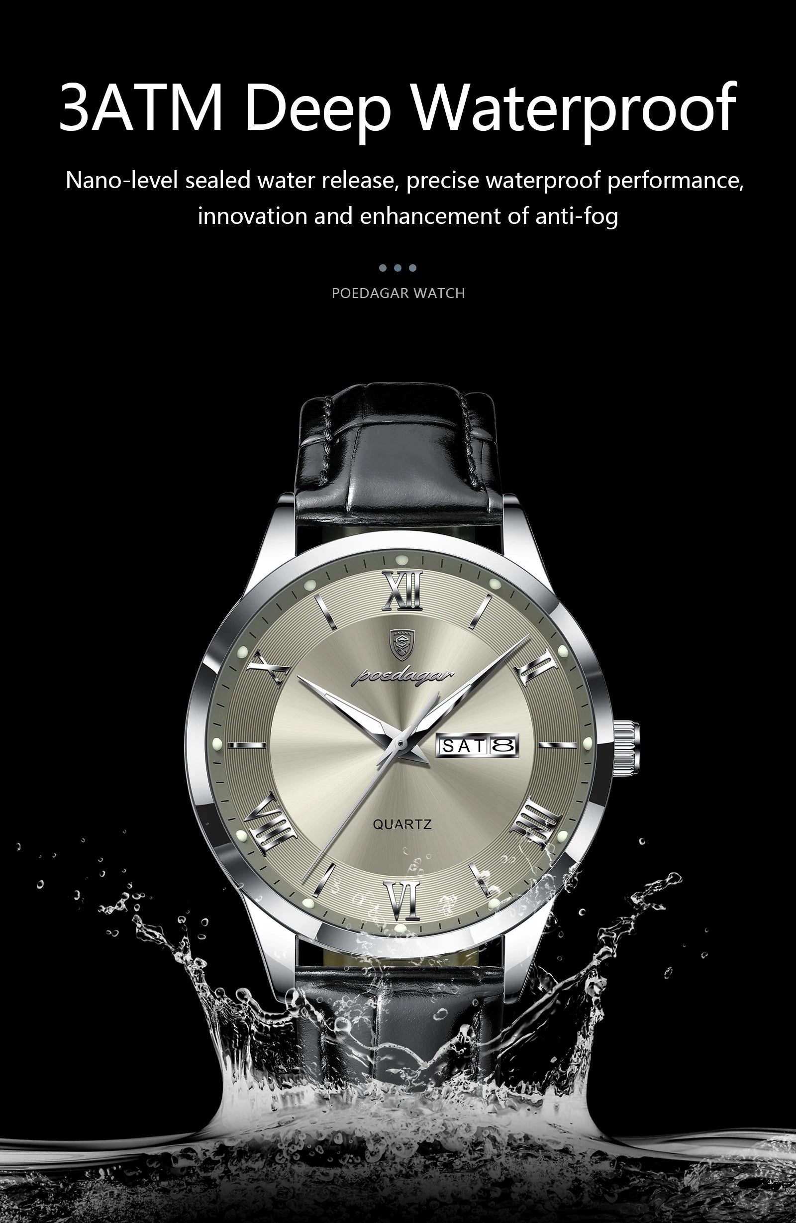 Luxury Waterproof Military Watch For Men with Luminous Dial - Smarsty