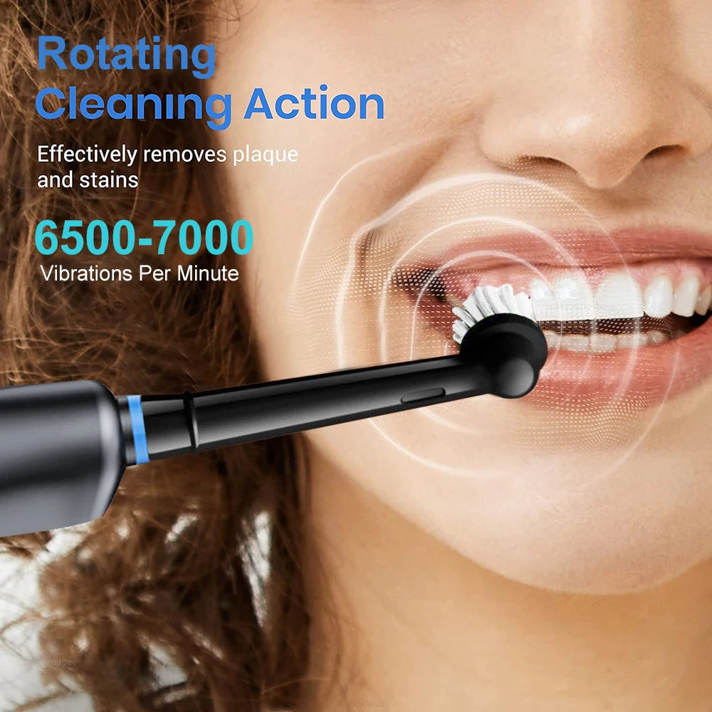 Rotary Electric Toothbrush with Soft Brush Heads - Smarsty