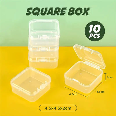 Translucent Plastic Jewelry Storage Box Set - Smarsty