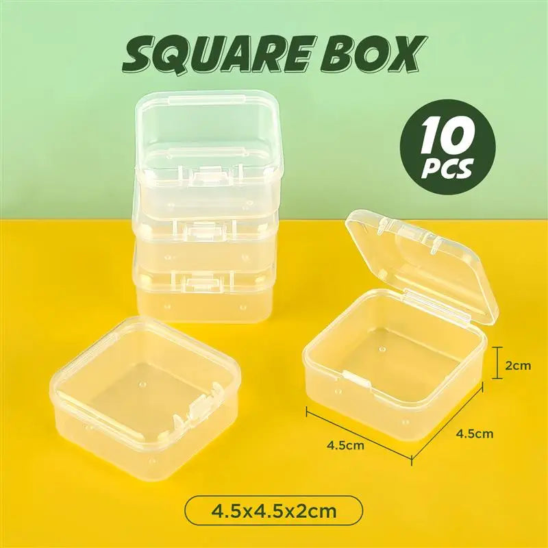 Translucent Plastic Jewelry Storage Box Set - Smarsty
