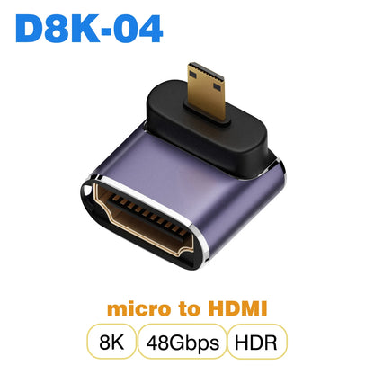 UGOURD HDMI 2.1 Cable Adapter for 8K 60Hz Support - Smarsty