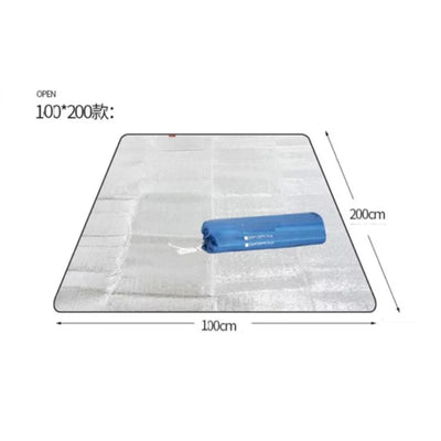 Waterproof Mat Double-sided Aluminum Film Moisture-Proof Mat Portable Picnic Mat Outdoor Tent Camping Beach Moisture-Proof Mat by Smarsty