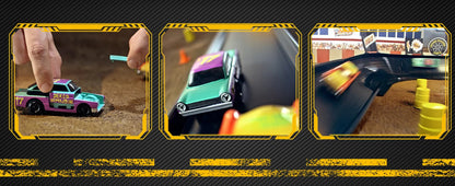 VATOS CRASH RACERS Track Speed Collision Racing Car Set Rechargeable Cars The Fast and The Furious Racing Toys Gifts Kids Game