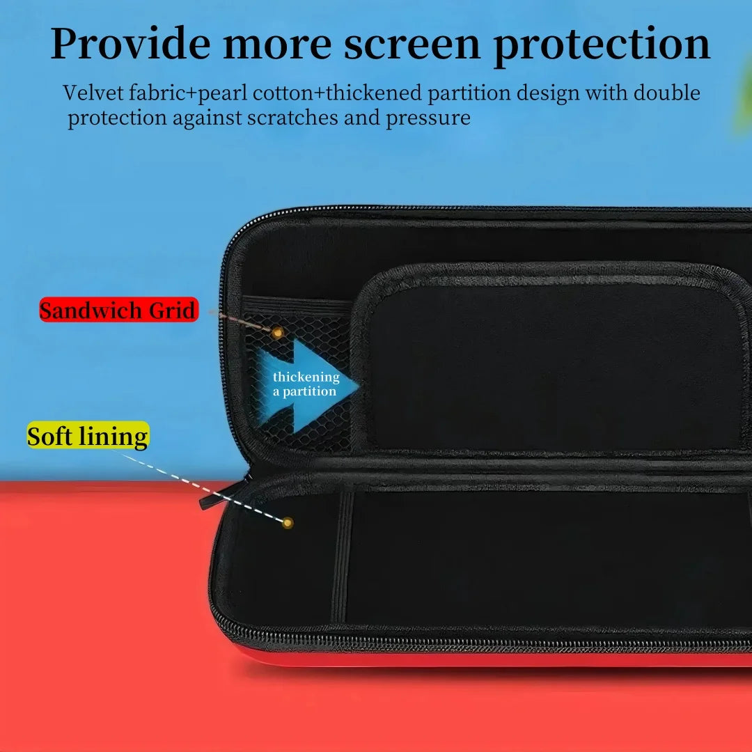 Waterproof Slim Travel Case for Switch 2 Accessories - Smarsty