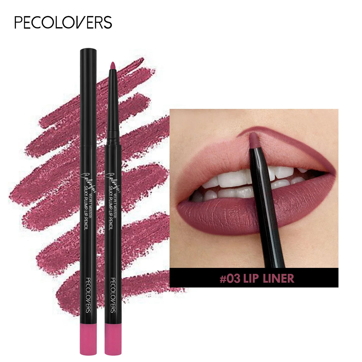 Waterproof Red Lip Liner Pencil for Long Lasting Color - Smarsty