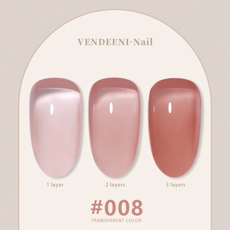 Vendeeni 24 Colors Jelly Gel Nail Polish Set - Smarsty